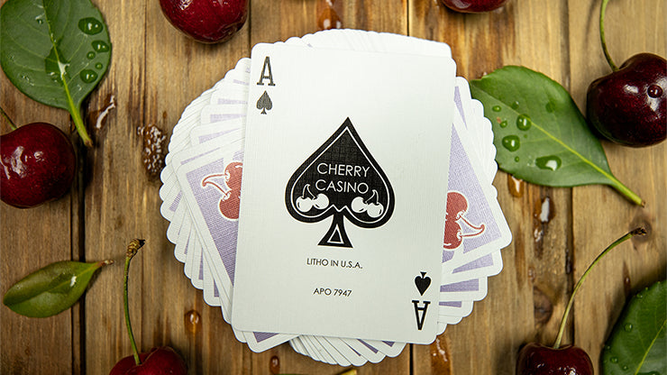 Cherry Casino Desert Inn Purple Playing Cards by Pure Imagination Projects