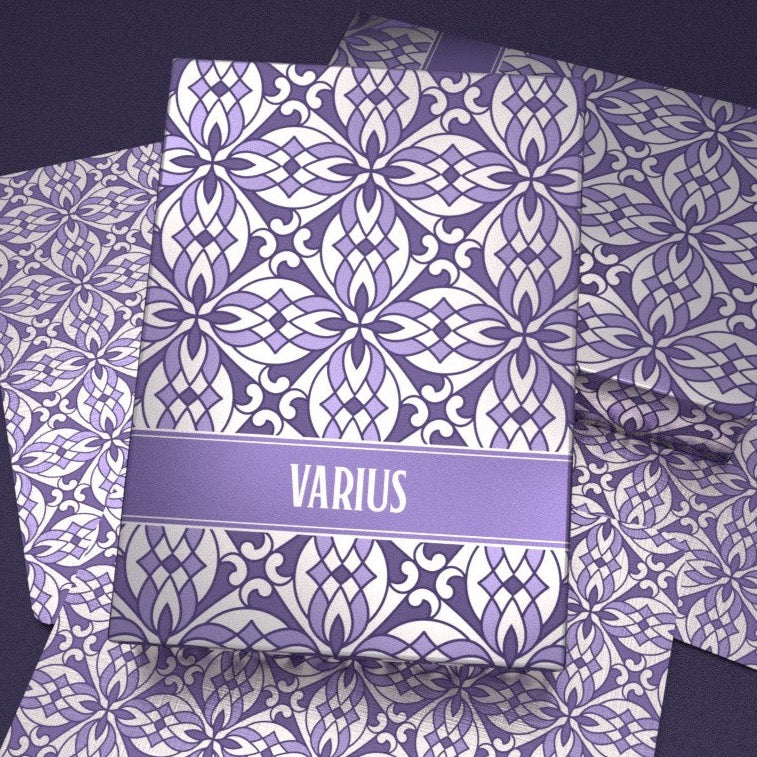 Varius Playing Cards - Purple Playing Cards by Montenzi Playing Cards