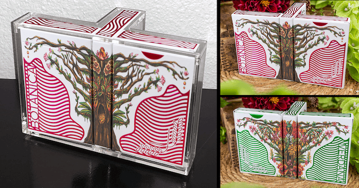 T-Shaped 3 Deck Carat Case Playing Cards by Carat Case Creations