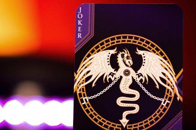 Deluxe Foiled Limited Edition Dark Lordz Royale Purple by De'vo Playing Cards by De'vo