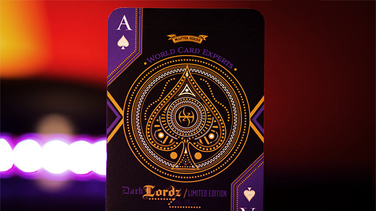 Deluxe Foiled Limited Edition Dark Lordz Royale Purple by De'vo Playing Cards by De'vo