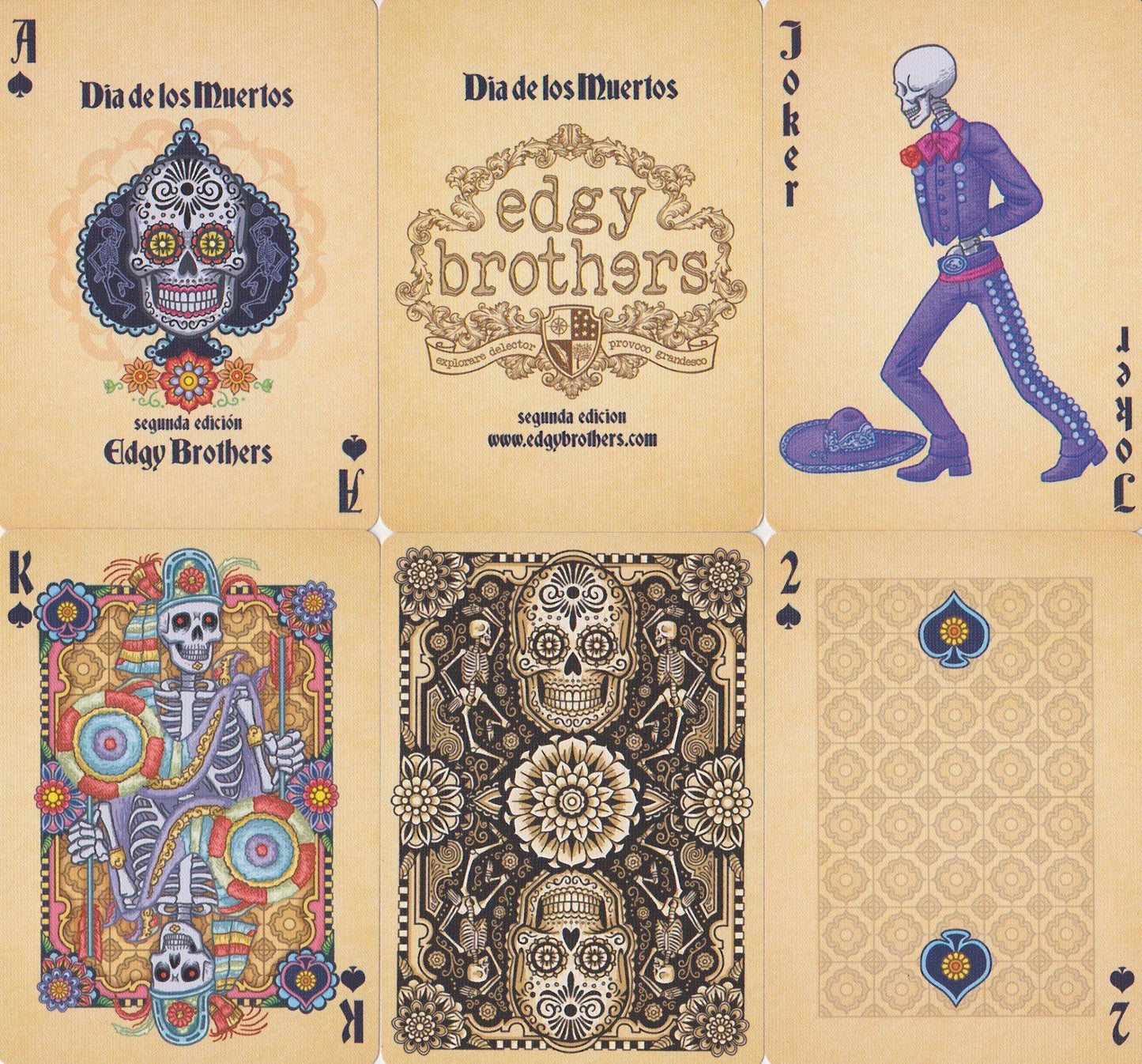 Dia de los Muertos Playing Cards by US Playing Card Co.