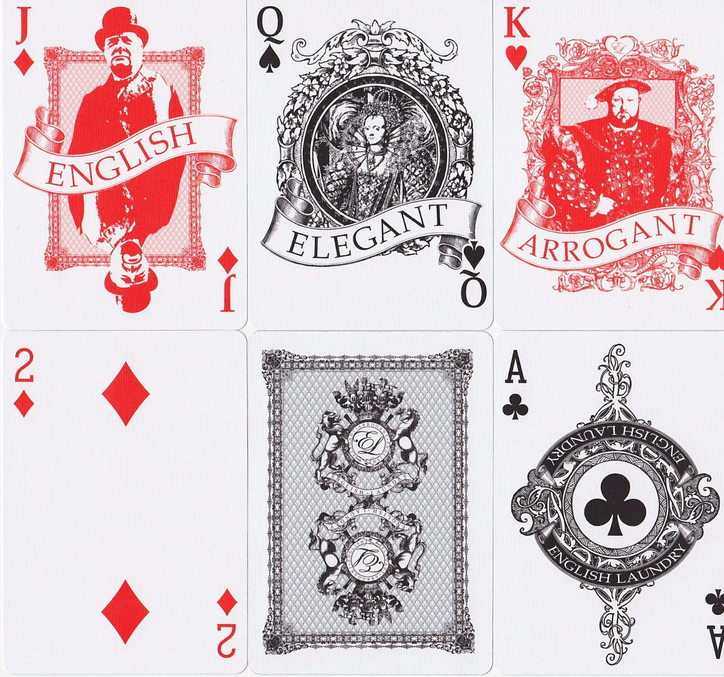 English Laundry Playing Cards by Dan & Dave