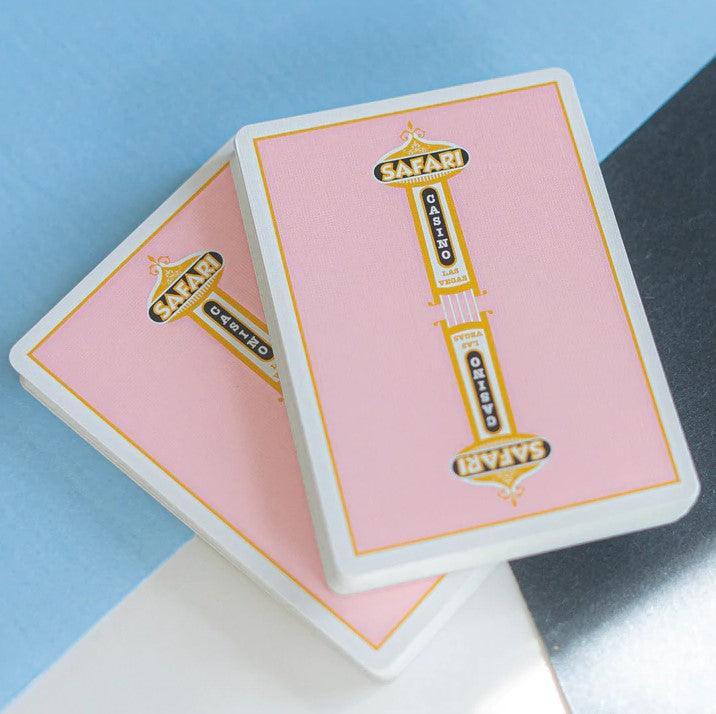Safari Casino - Pink Playing Cards by Gemini