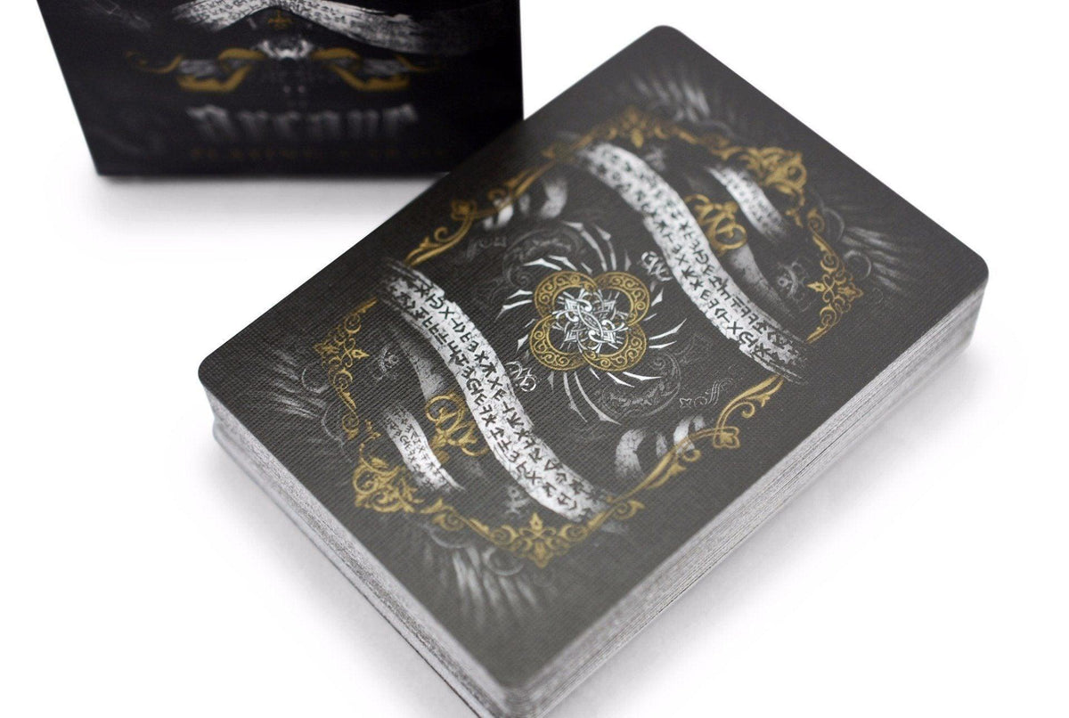 Gold Arcane Playing Cards by Ellusionist