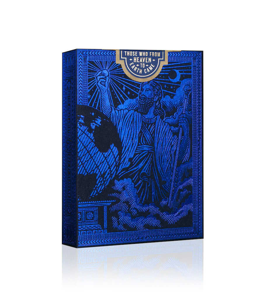The Great Creator Sky Edition Playing Cards by Riffle Shuffle Playing Card Company