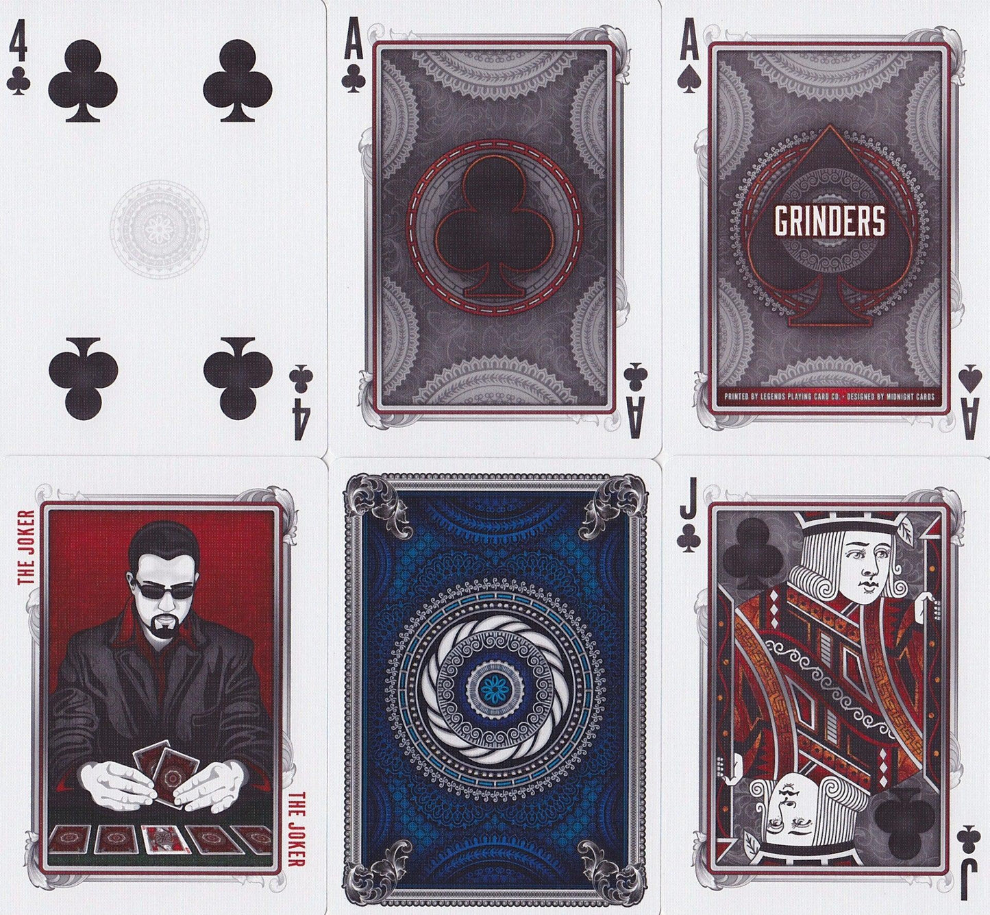 Grinders Playing Cards by Midnight Cards