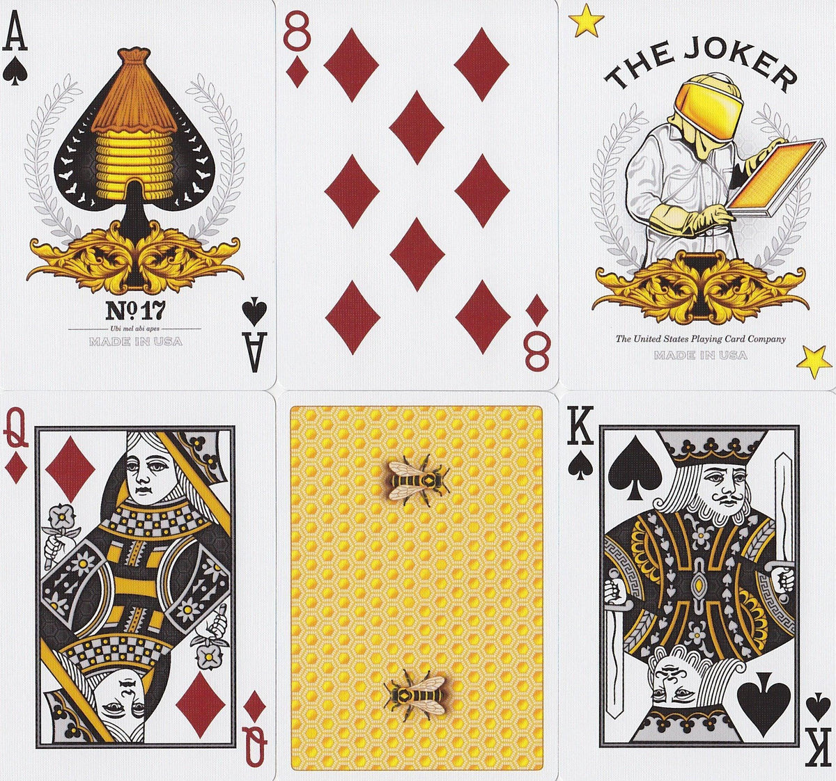 Honeybee V2 Playing Cards* Playing Cards by Penguin Magic
