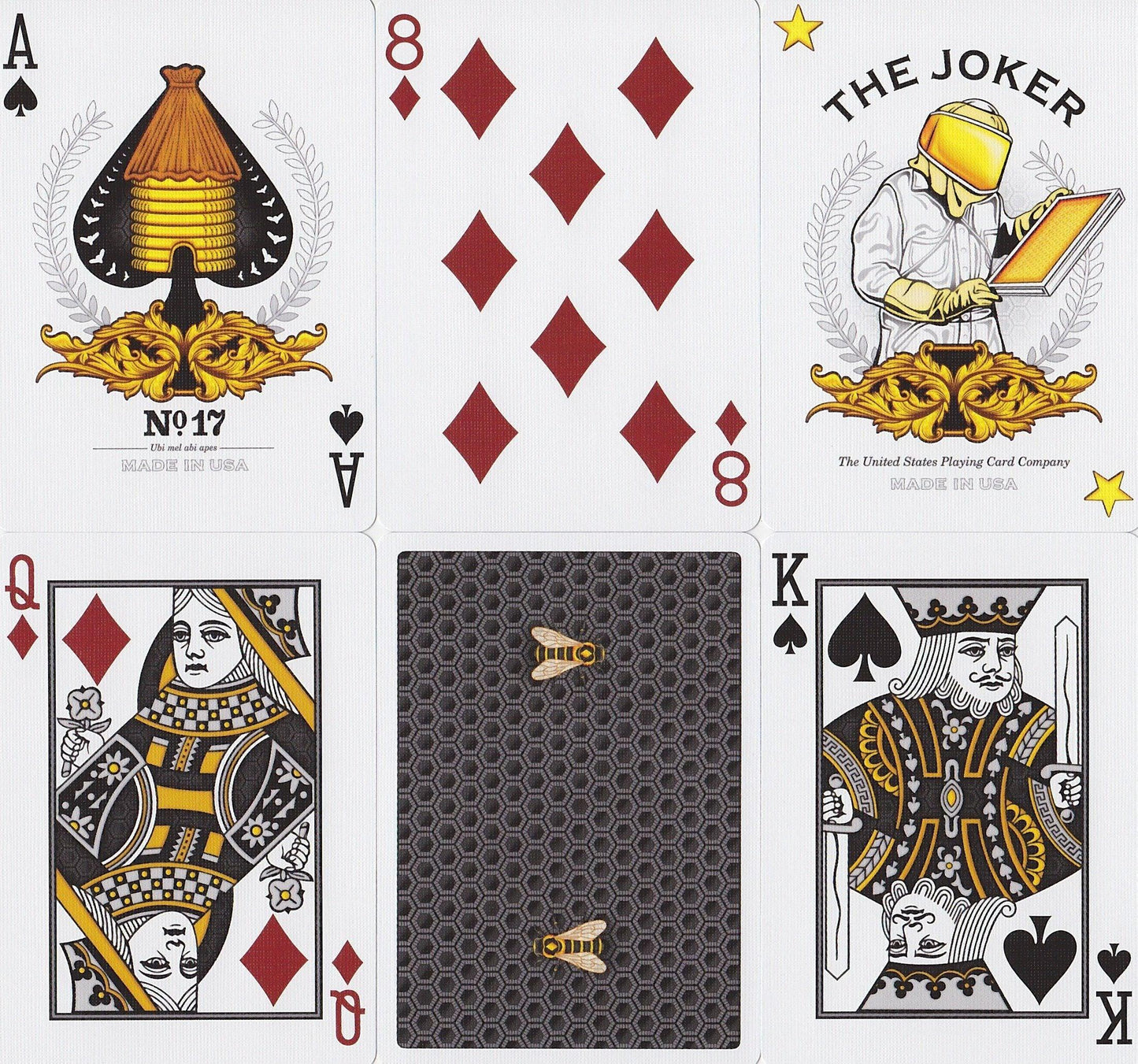 Honeybee V2 Playing Cards* Playing Cards by Penguin Magic