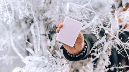 Purple Winter NOC Lavender Dusk Playing Cards Playing Cards by HOPC