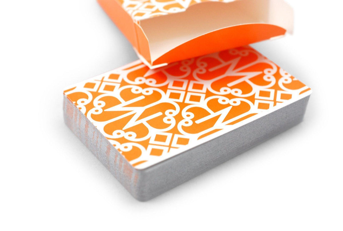Hustlers Orange Limited Playing Cards by Ellusionist