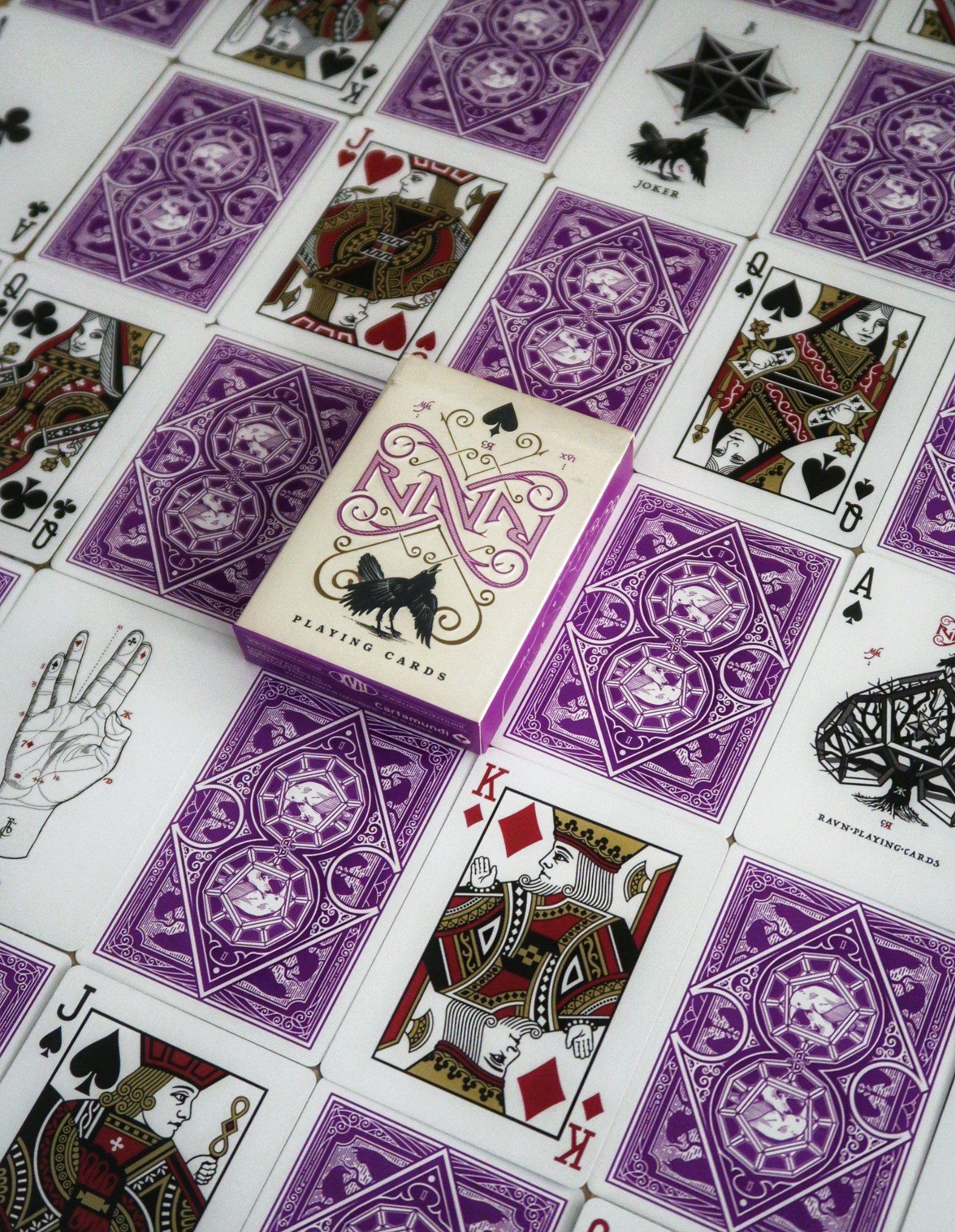 Purple Haze Designer Playing Cards By Soperart
