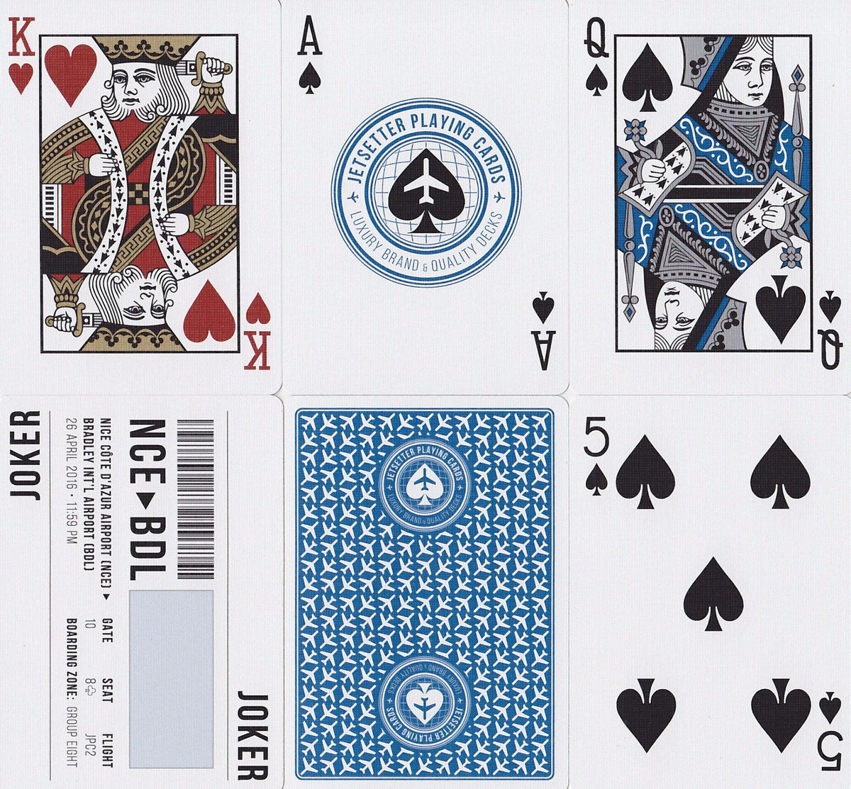 Jetsetter: Premier Edition Playing Cards by Expert Playing Card Co.