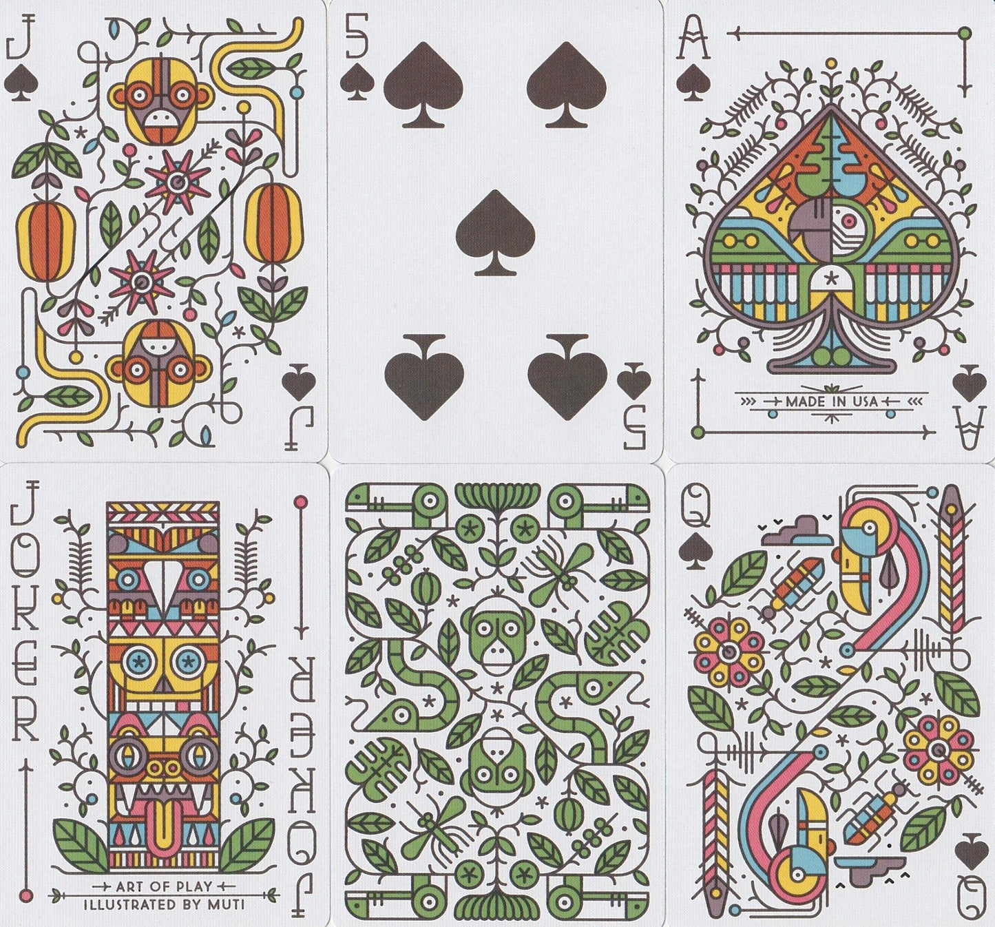 Jungle Deck Playing Cards by Art of Play