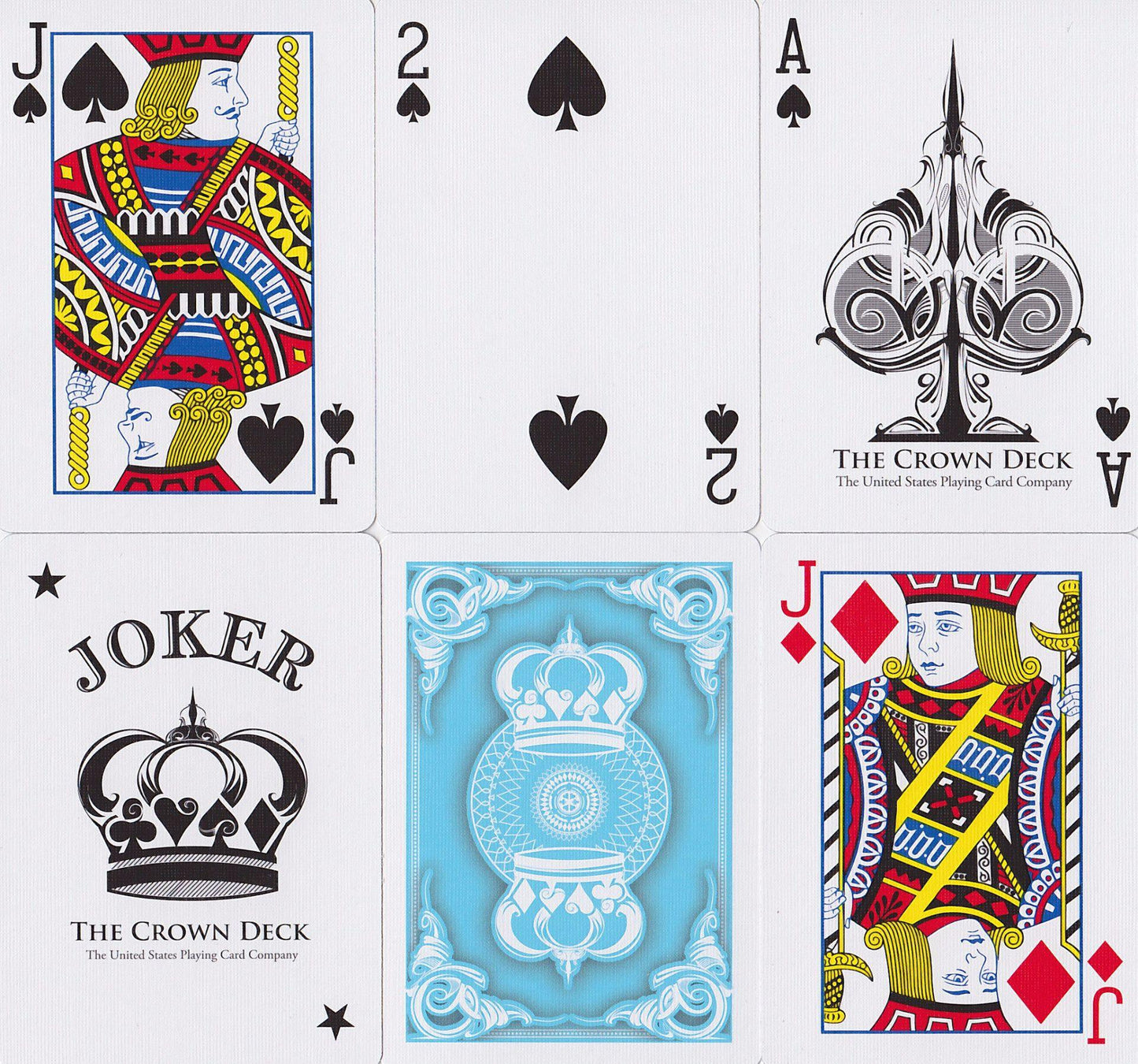 Light Blue Crown Playing Cards by The Blue Crown
