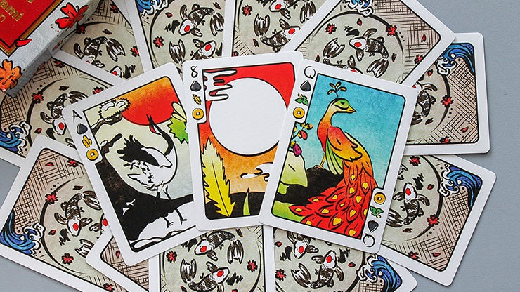 Limited Edition Hanami Fusion (Poker Size) Playing Cards by Legends Playing Card Co.