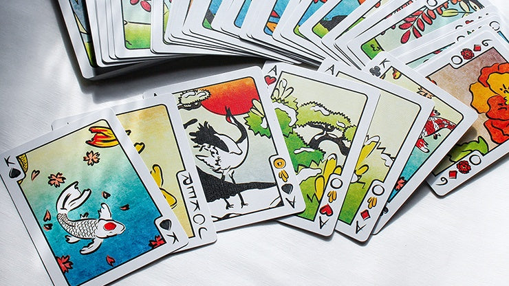 Limited Edition Hanami Fusion (Poker Size) Playing Cards by Legends Playing Card Co.