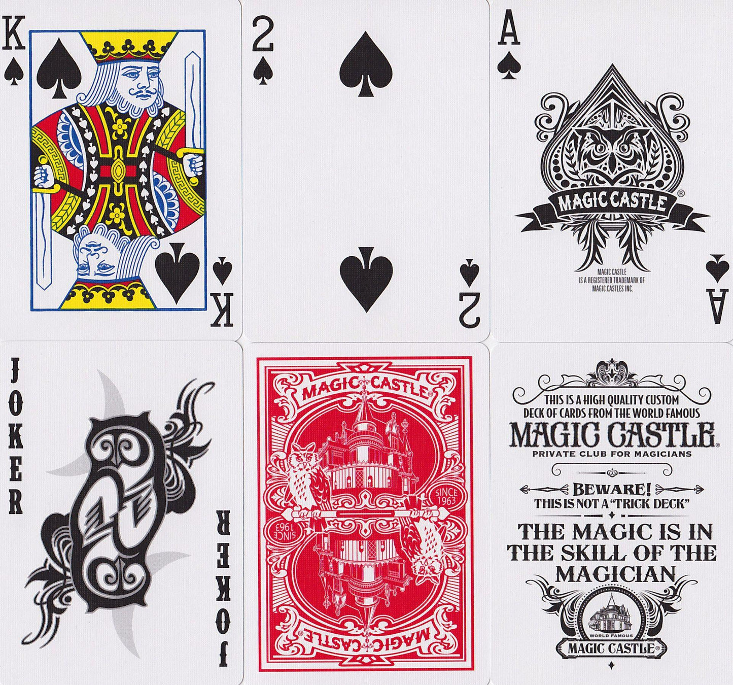 Magic Castle Playing Cards by US Playing Card Co.