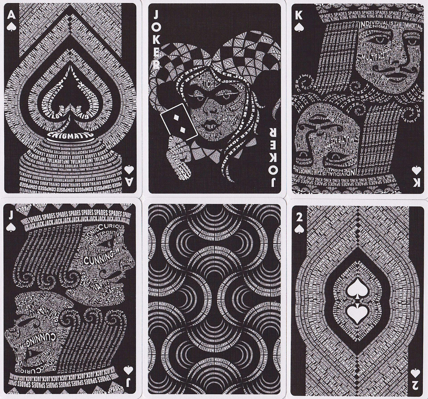 Manifesto Gold Playing Cards by US Playing Card Co.