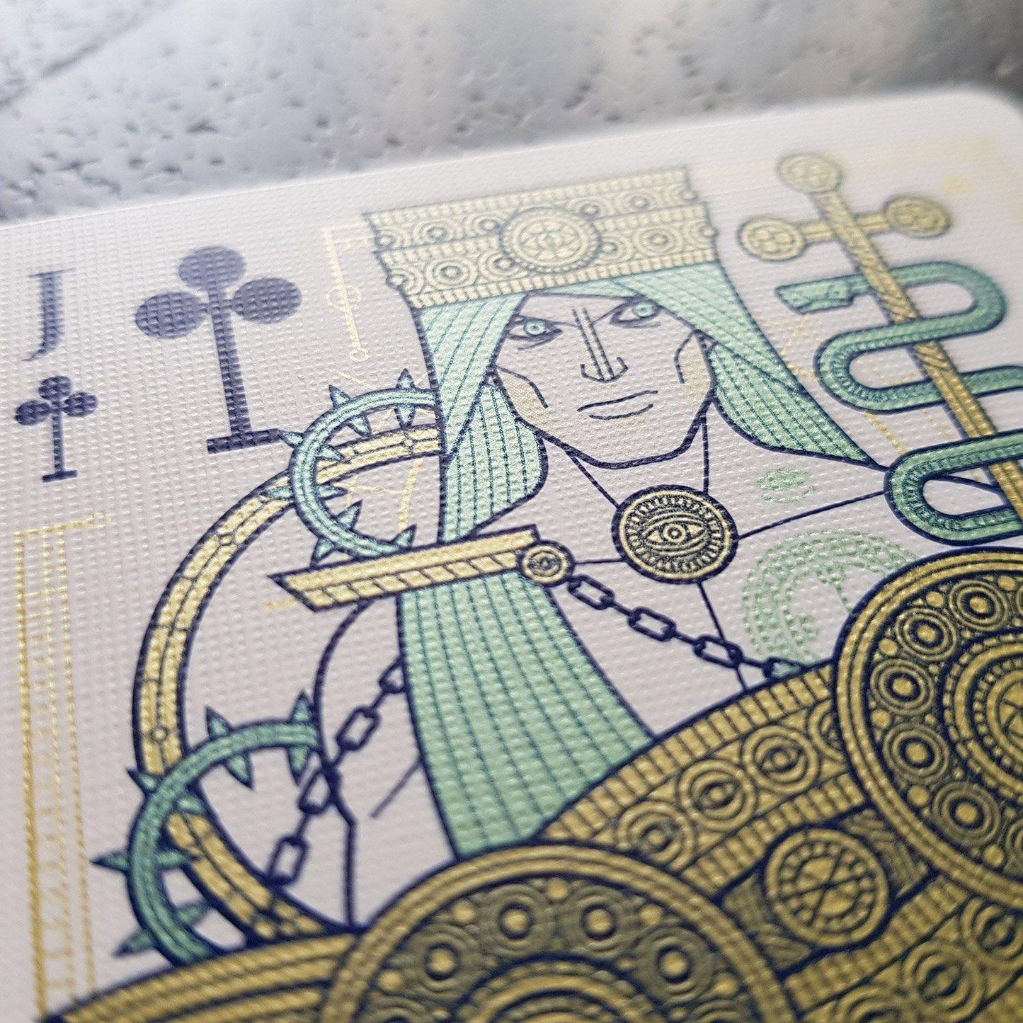 SINS Blue Mentis Playing Cards Playing Cards by Thirdway Industries