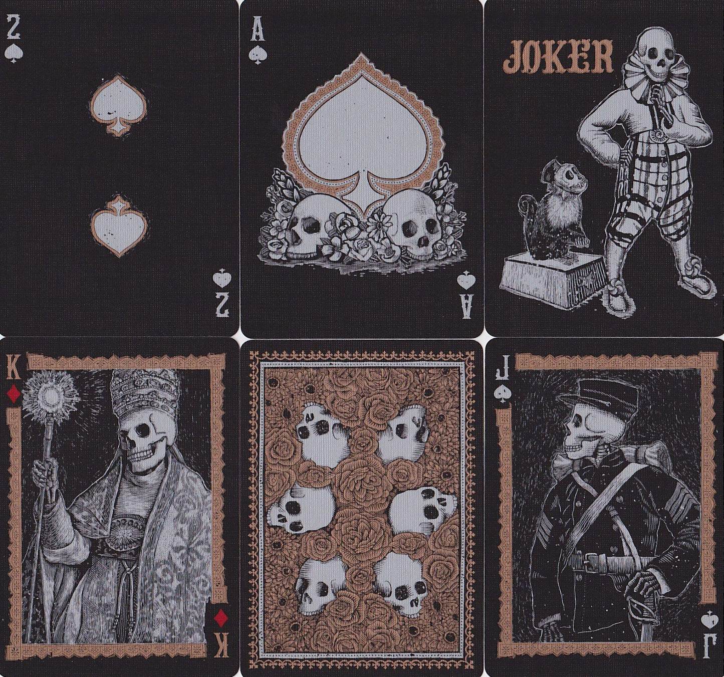 Midnight Calaveras Playing Cards by Dead On Paper