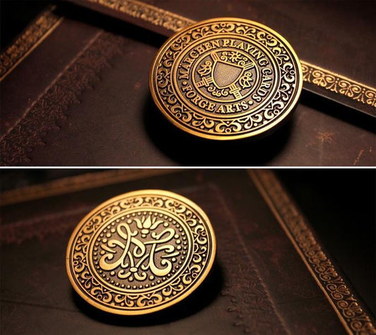 Märchen Dealer Coin Playing Cards by RarePlayingCards.com