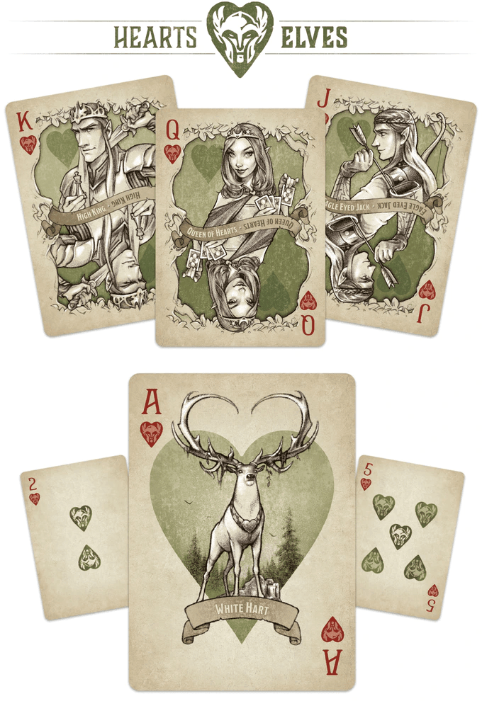 Tournament of the Mythic Kingdoms Playing Cards - Premium Set Playing Cards by Board Gaming