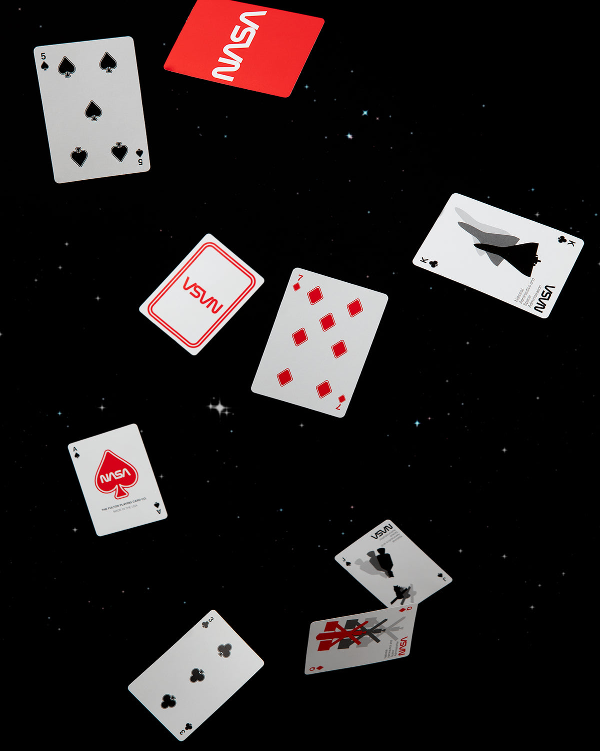 Official Nasa Playing Cards Playing Cards by Fulton's Playing Cards