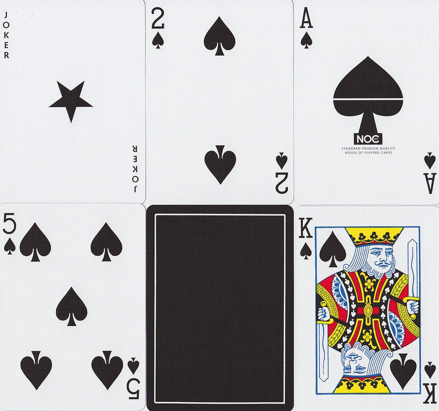 NOC Out: Black Playing Cards by HOPC