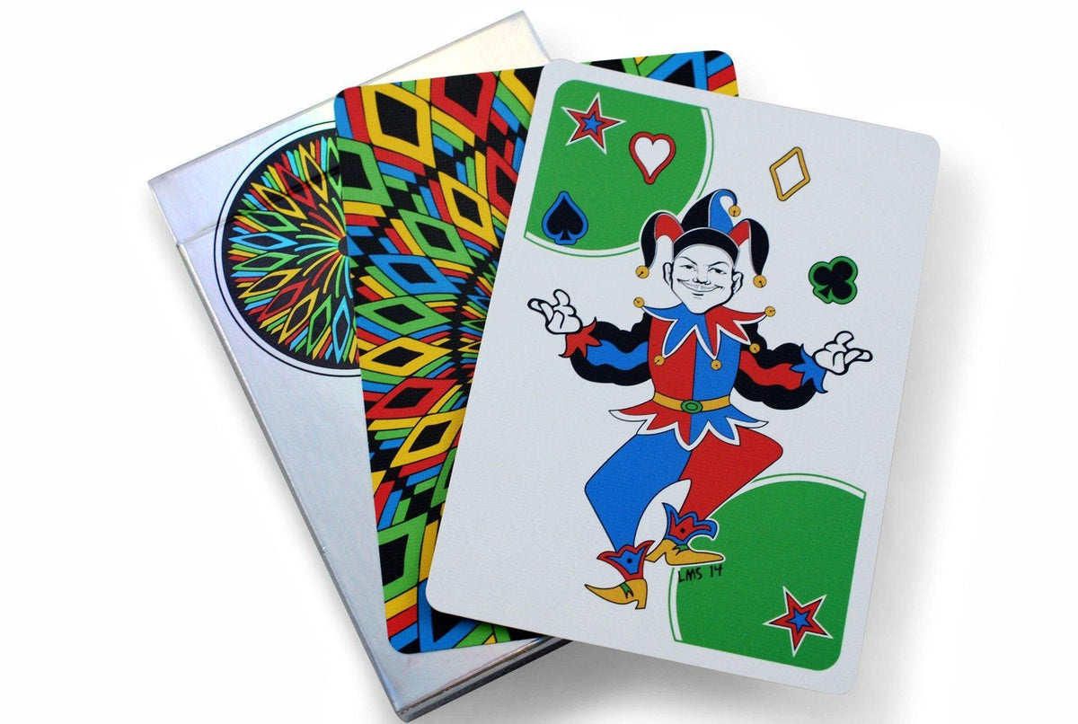 Rainbow Illusion V2 Playing Cards by Legends Playing Card Co.