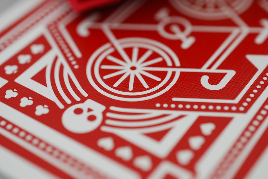 Red Wheel Playing Cards by Art of Play