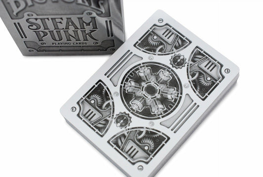 Silver Steampunk Playing Cards by US Playing Card Co.