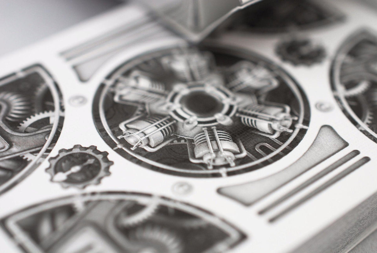 Silver Steampunk Playing Cards by US Playing Card Co.