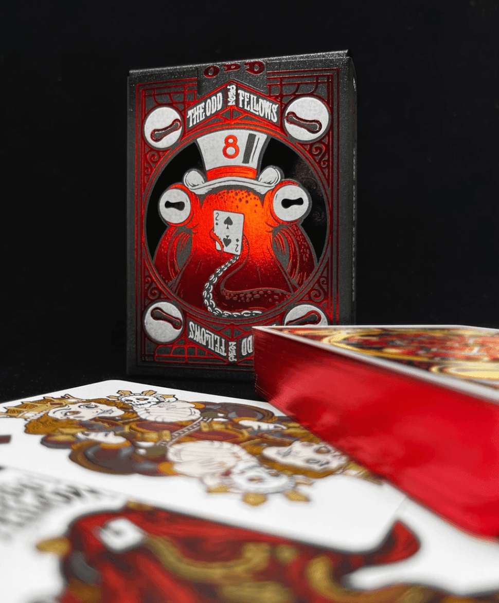 Sir Octo - Gilded Odd Fellows Playing Cards Playing Cards by Stockholm 17
