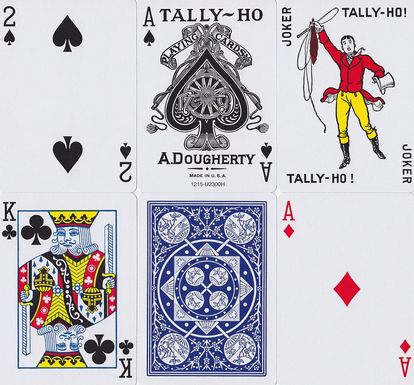Tally Ho Fan Back Playing Cards by US Playing Card Co.