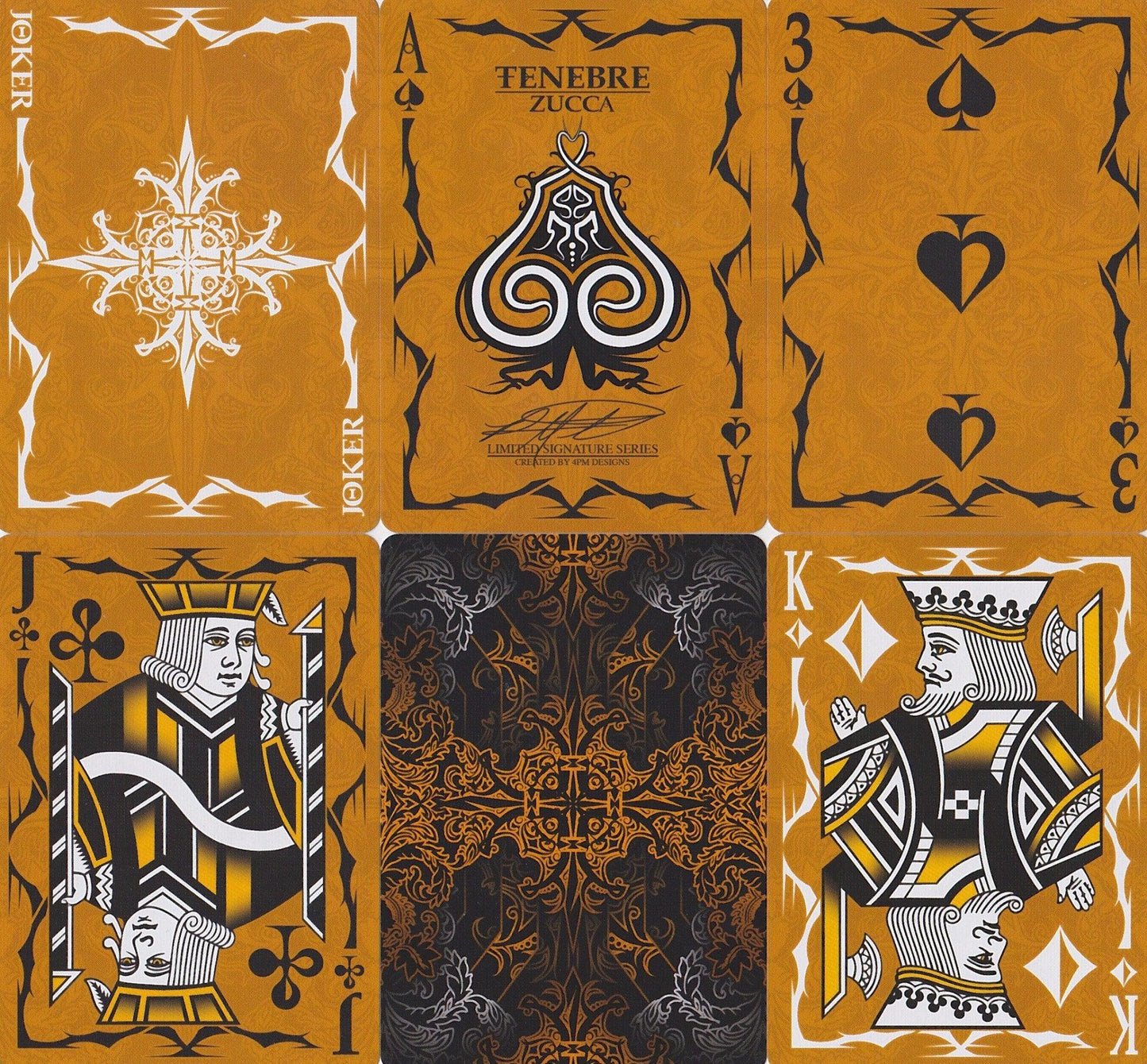 Tenebre Zucca Playing Cards by Legends Playing Card Co.