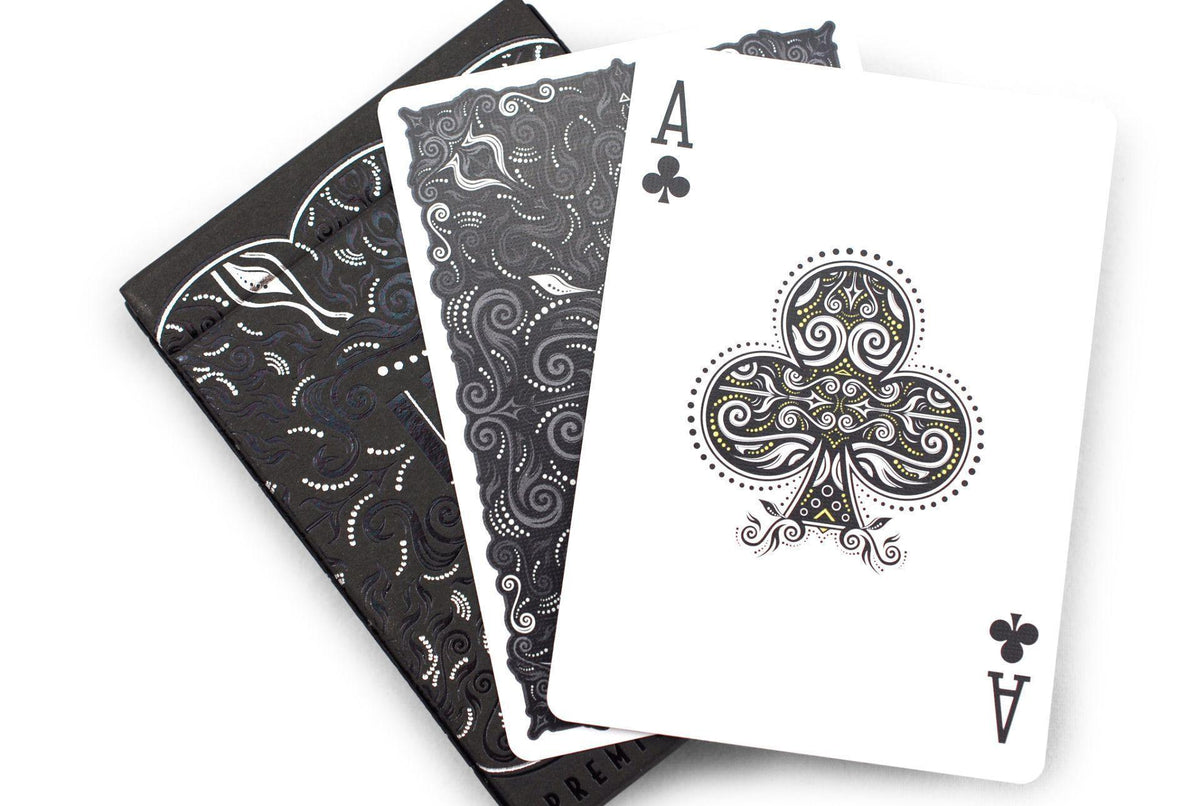 V2 LUXX® Shadow Edition Silver Playing Cards by LUXX