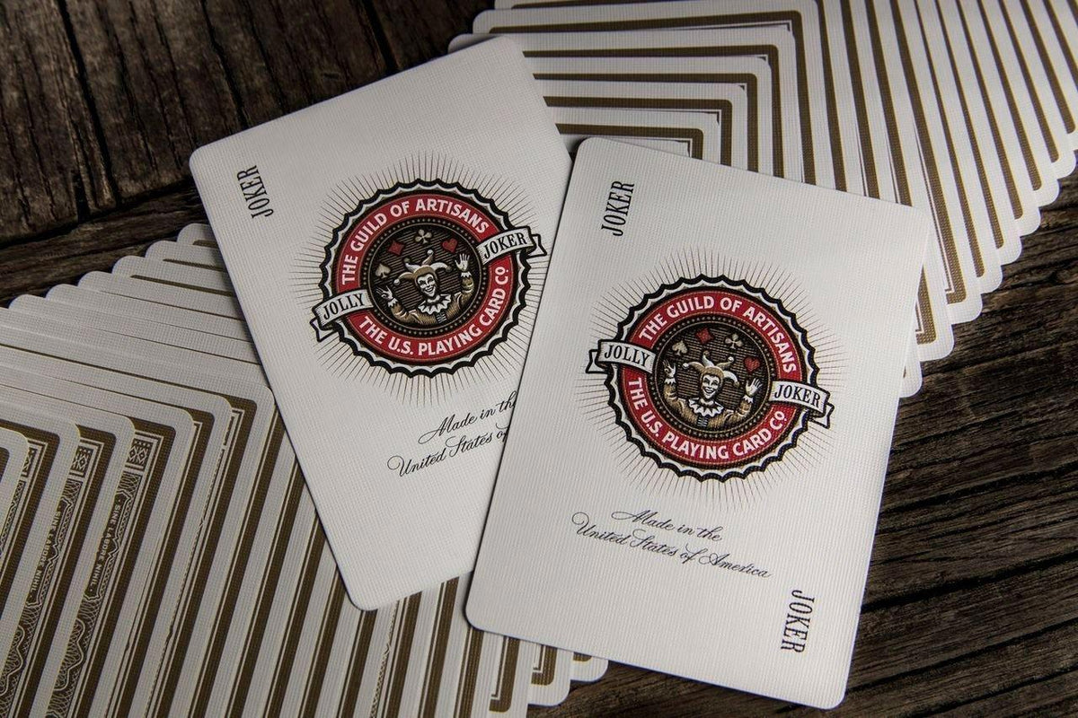 White Artisans Playing Cards by Theory11