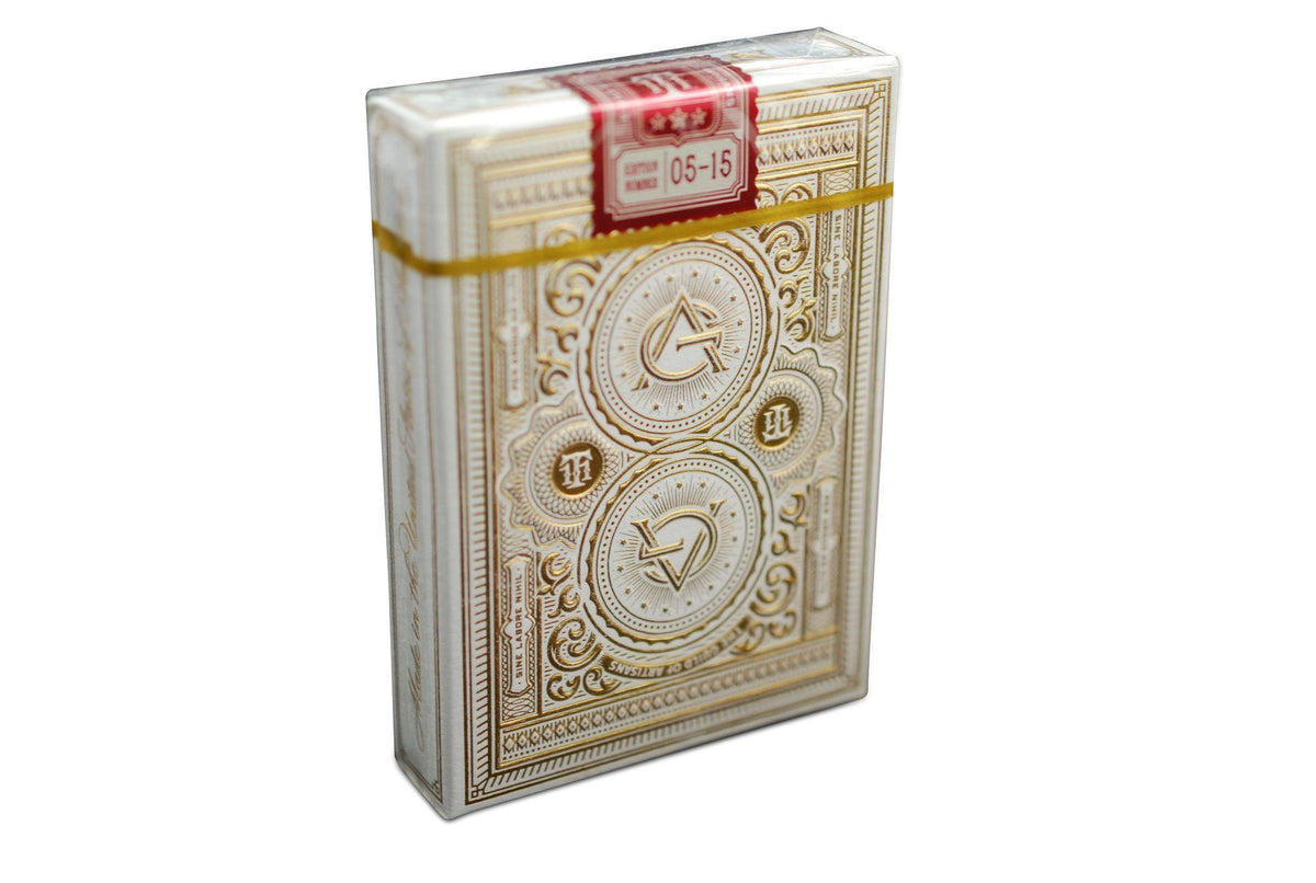 White Artisans Playing Cards by Theory11