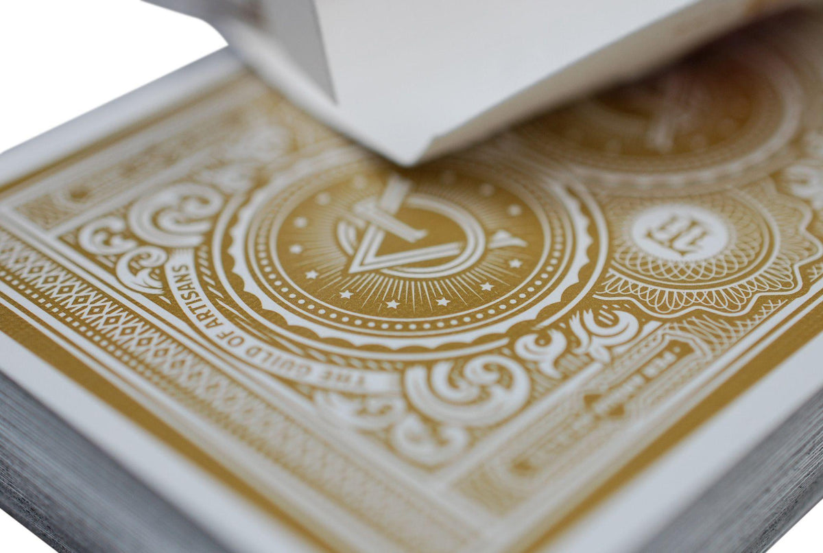 White Artisans Playing Cards by Theory11