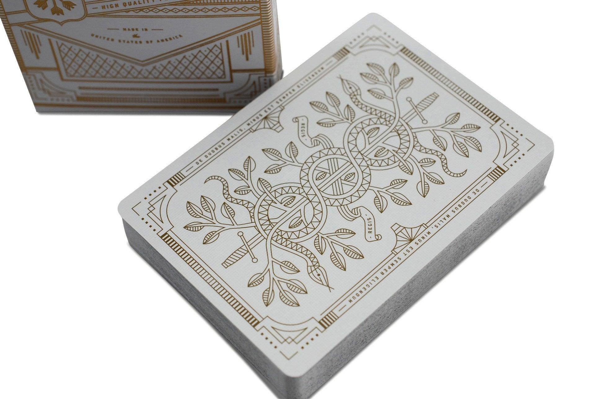Silver Monarch playing cards