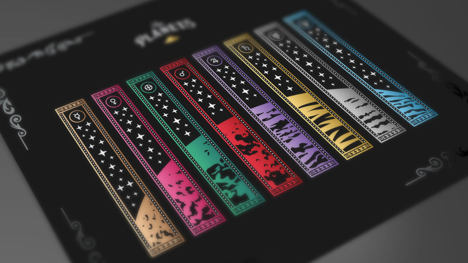 Planets Playing Cards