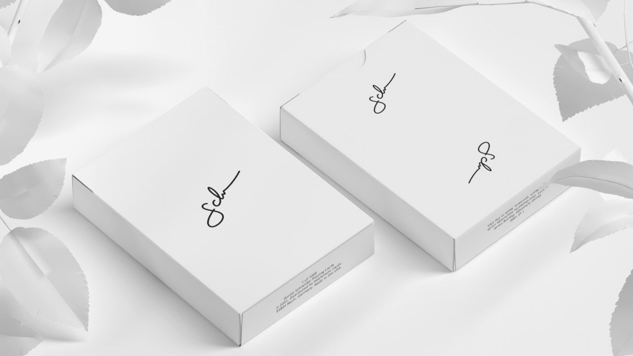 Daniel Schneider White Edition Playing Cards Playing Cards by Daniel Schneider