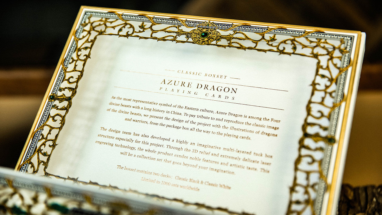 Azure Dragon Playing Cards Playing Cards by Ark Playing Cards
