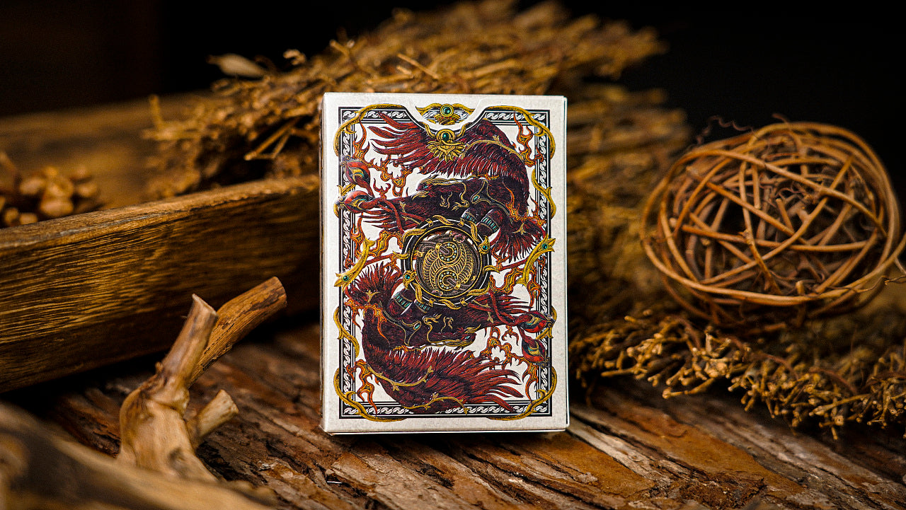 Vermilion Bird Playing Cards Playing Cards by Ark Playing Cards