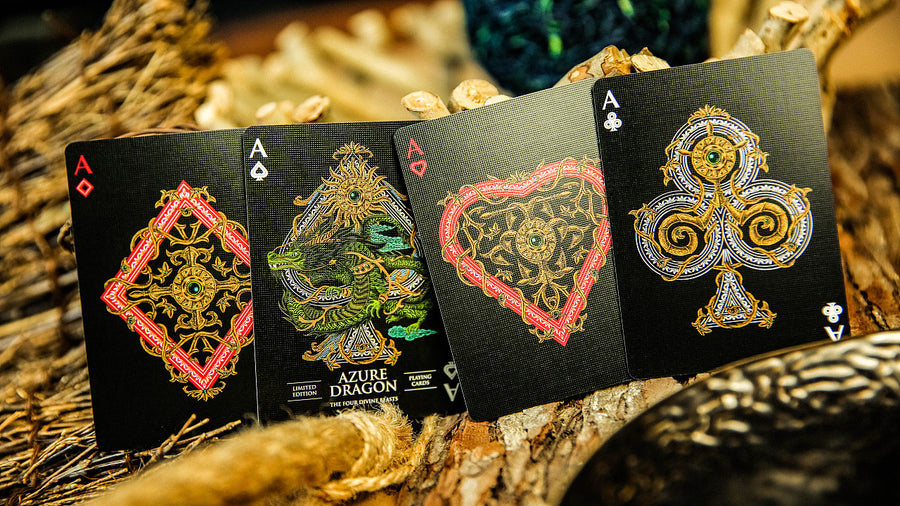 Azure Dragon Playing Cards Playing Cards by Ark Playing Cards
