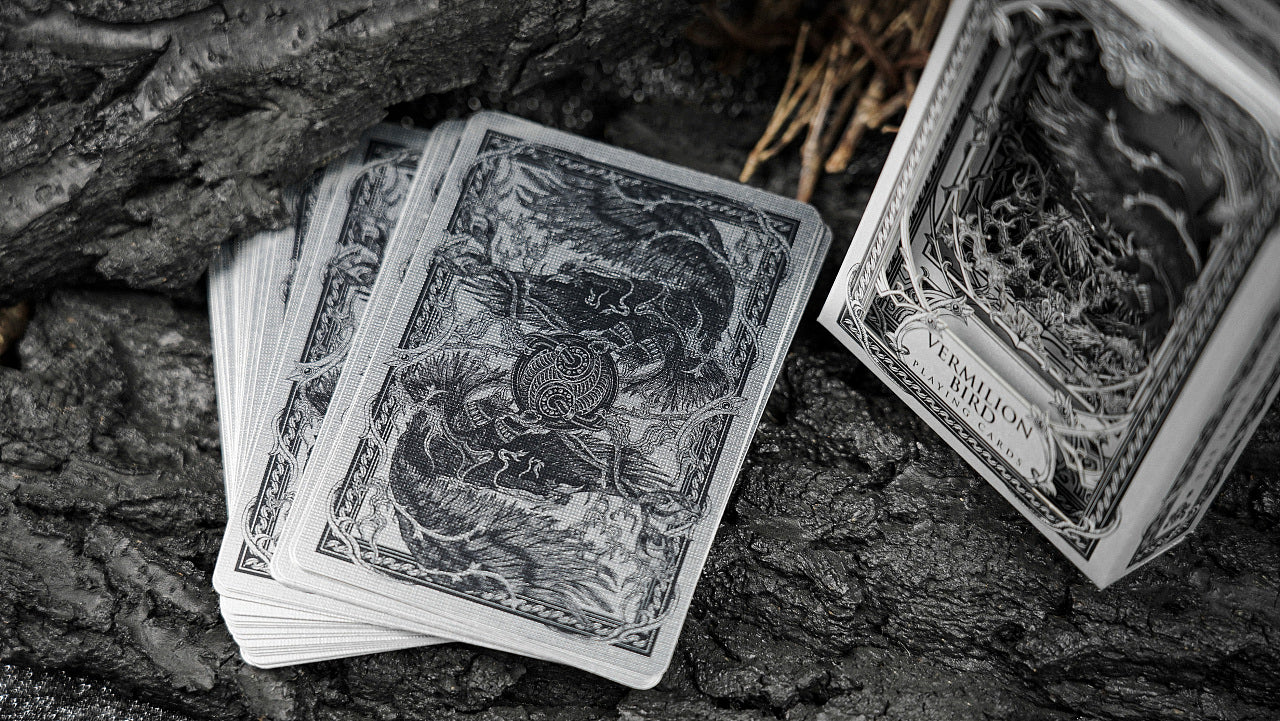 Vermilion Bird Playing Cards by ARK Black Gold Box Set Playing Cards by Ark Playing Cards