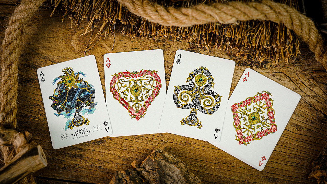 Black Tortoise Standard Edition Playing Cards – Rare Playing Cards
