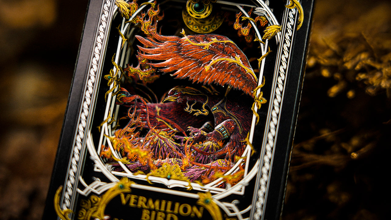 Vermilion Bird Playing Cards Playing Cards by Ark Playing Cards