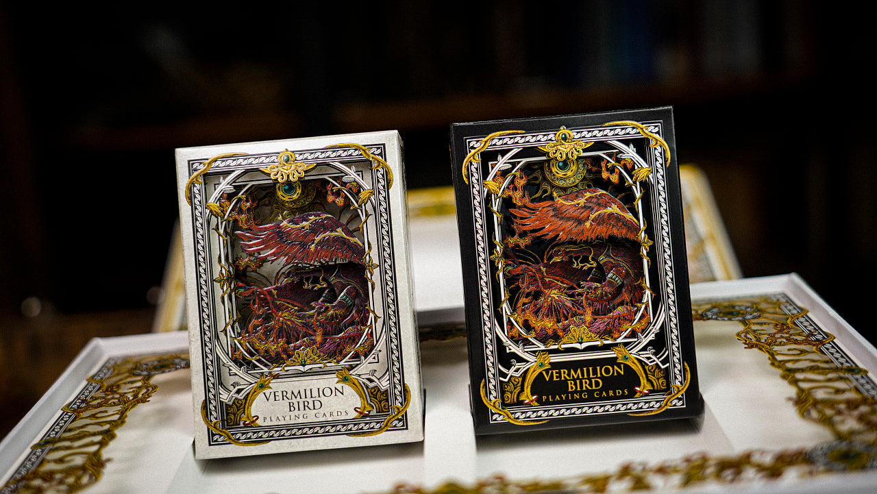 Vermilion Bird Playing Cards Playing Cards by Ark Playing Cards